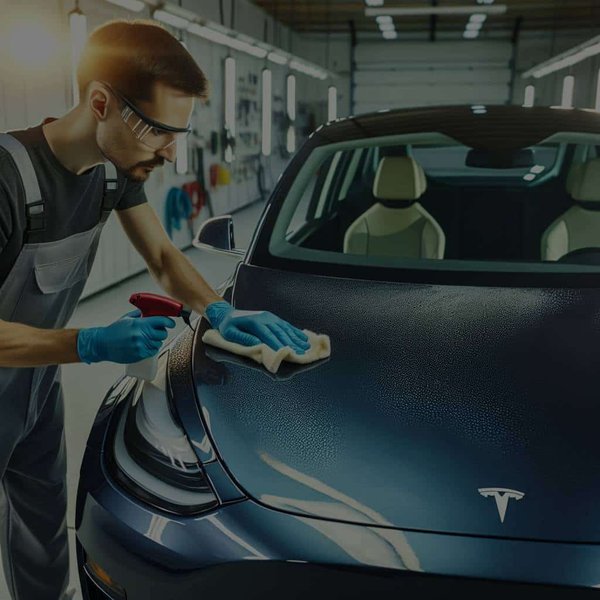 Est-il bénéfique d'appliquer un traitement céramique sur la peinture d'une Tesla Model Y pour la protection?